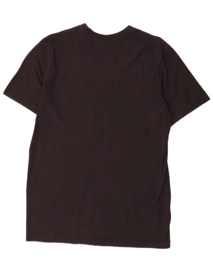NIKE Herren-T-Shirt mit normaler Passform, mittelschwarze Baumwolle