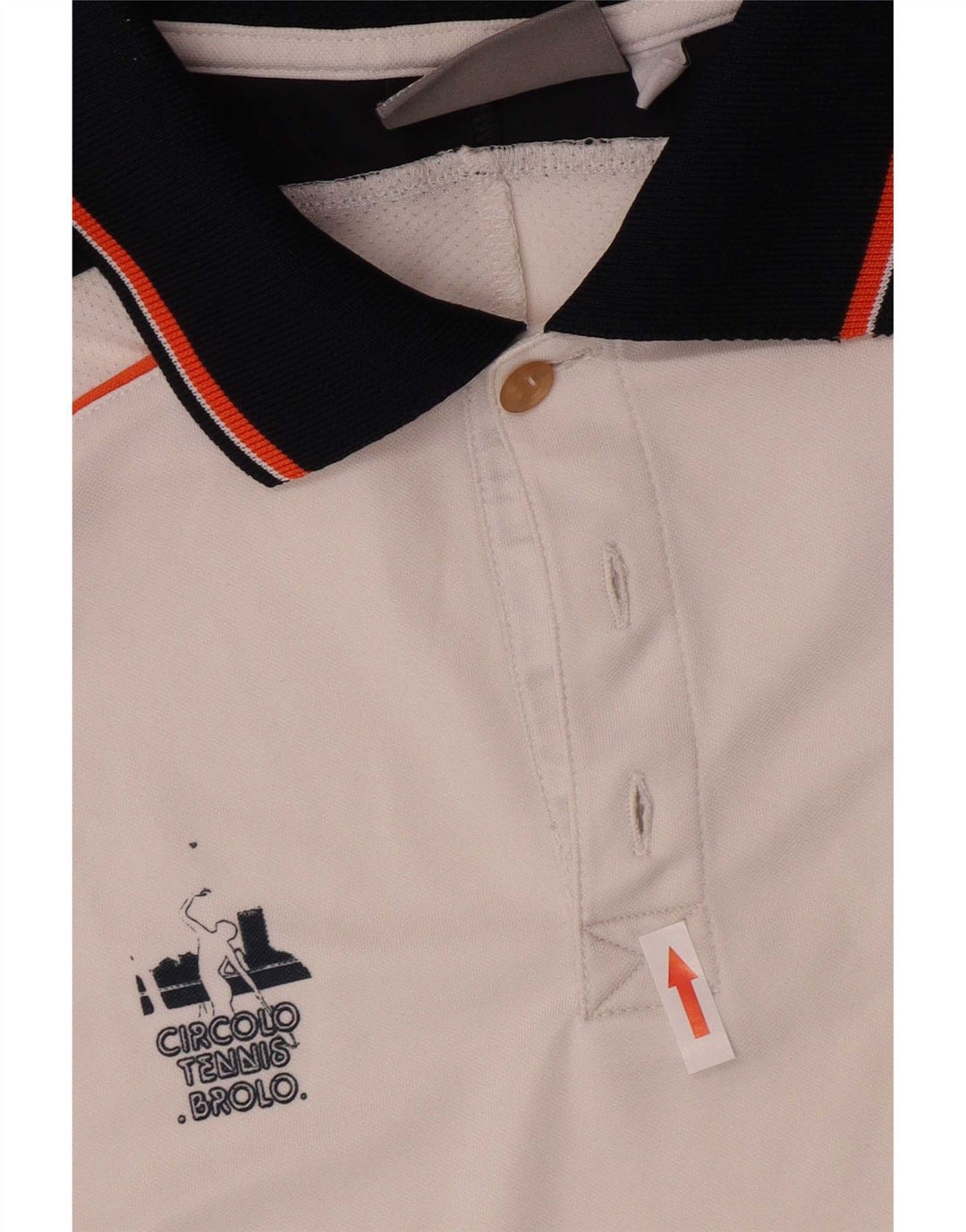 Lotto Herren-Poloshirt, groß, weißes Colourblock-Polyester
