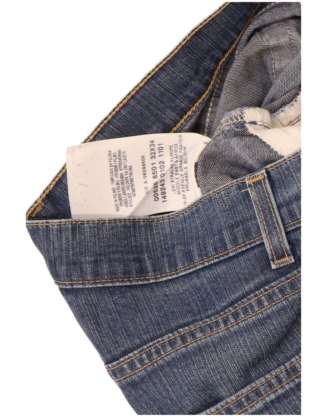 Levi's Damen 526 Bootcut Jeans W32 L29 Blaue Baumwolle