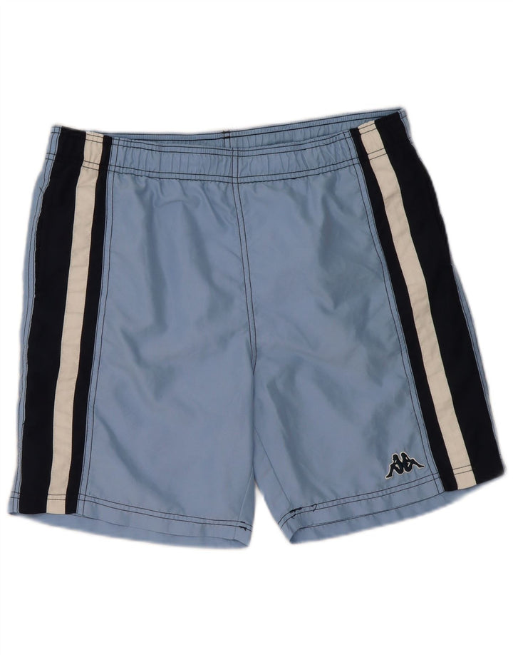 KAPPA Herren-Badeshorts aus mittelblauem Colourblock-Polyester
