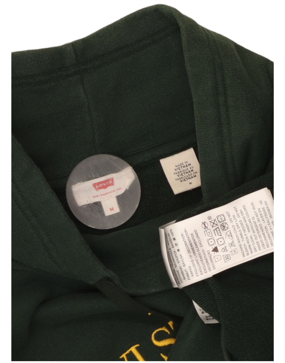 LEVI'S Damen-Sweatshirt in Übergröße mit Grafik, UK 14, Mittelgrün