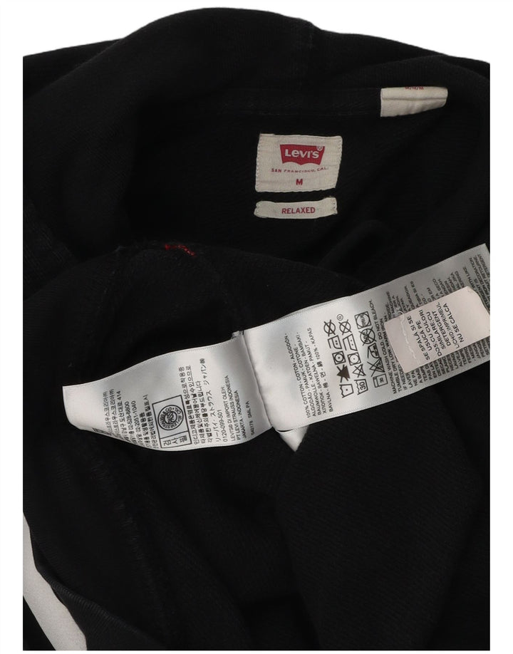 Levi's Herren-Kapuzenpullover mit Grafik, mittelschwarz, Baumwolle
