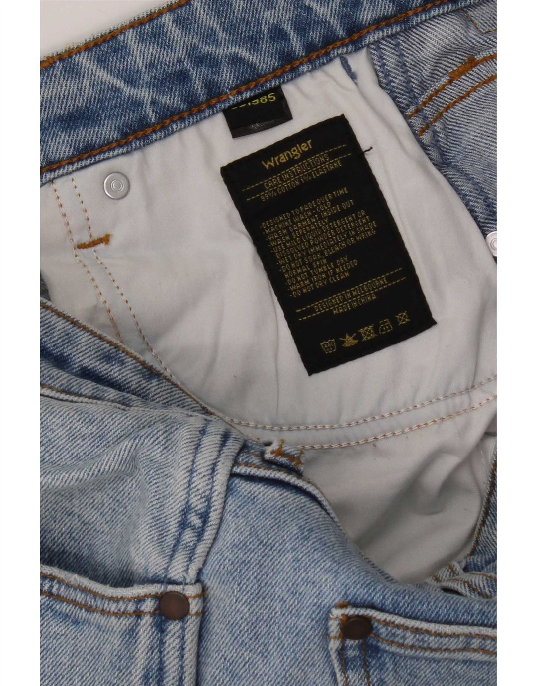 Wrangler Herren Sid Skinny Jeans W30 L30 Blaue Baumwolle