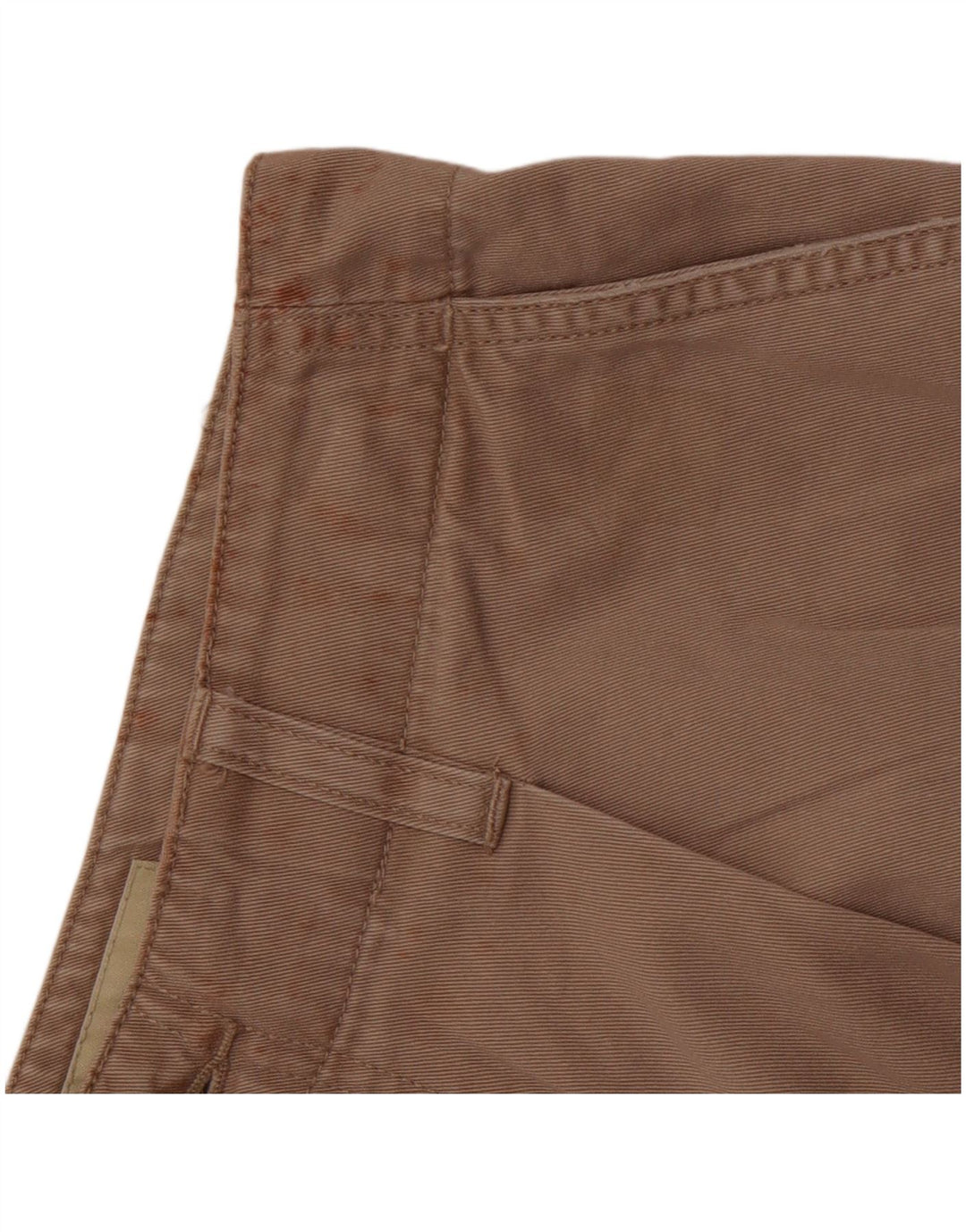 EDDIE BAUER Damen-Chino-Shorts mit hoher Taille und Klammern, US 12, Größe L, W30, Beige