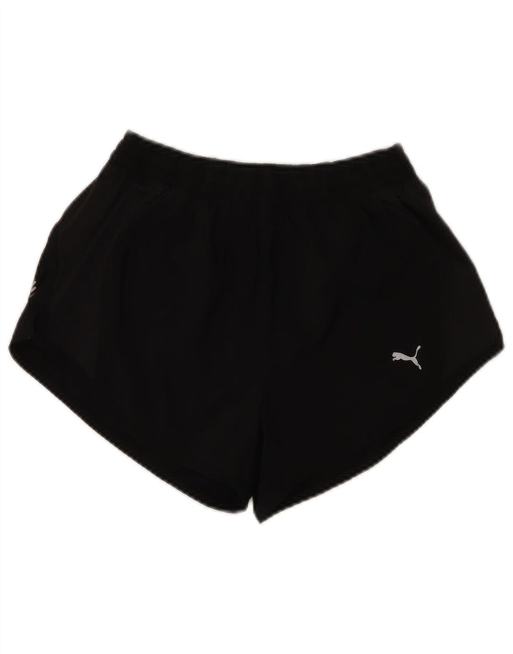 Puma Damen Sportshorts UK 10 Small Schwarz Polyester