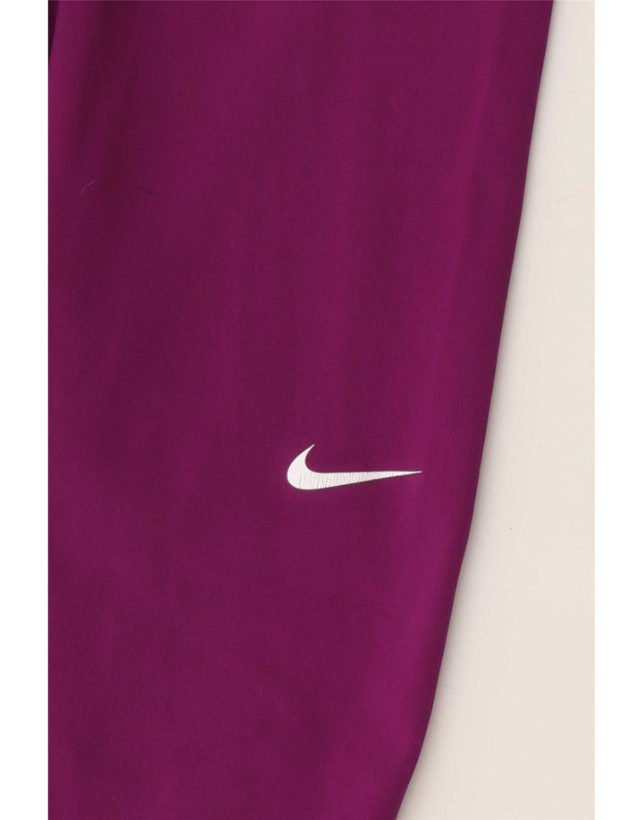 Nike Womens Graphic Leggings UK 8 Small Lila Farbblock