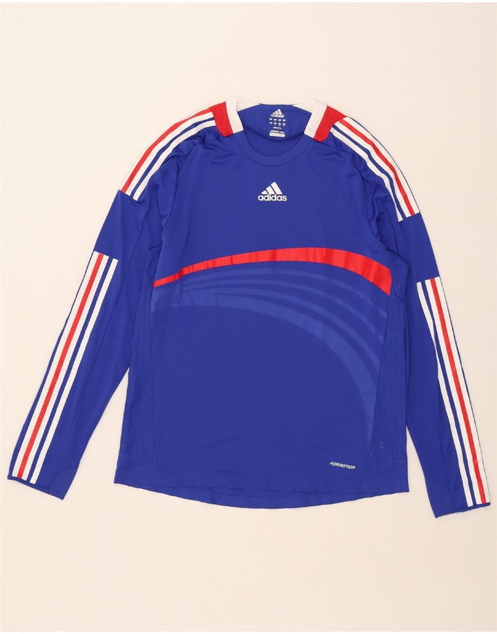 Adidas Herren Clima 365 Top Langarm Groß Blau Colourblock Polyester