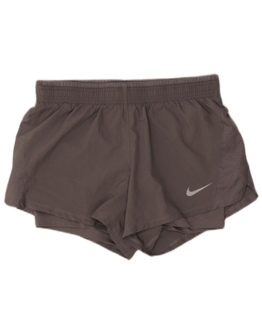 Nike Damen Dri Fit Sport Shorts UK 10 Small Grau