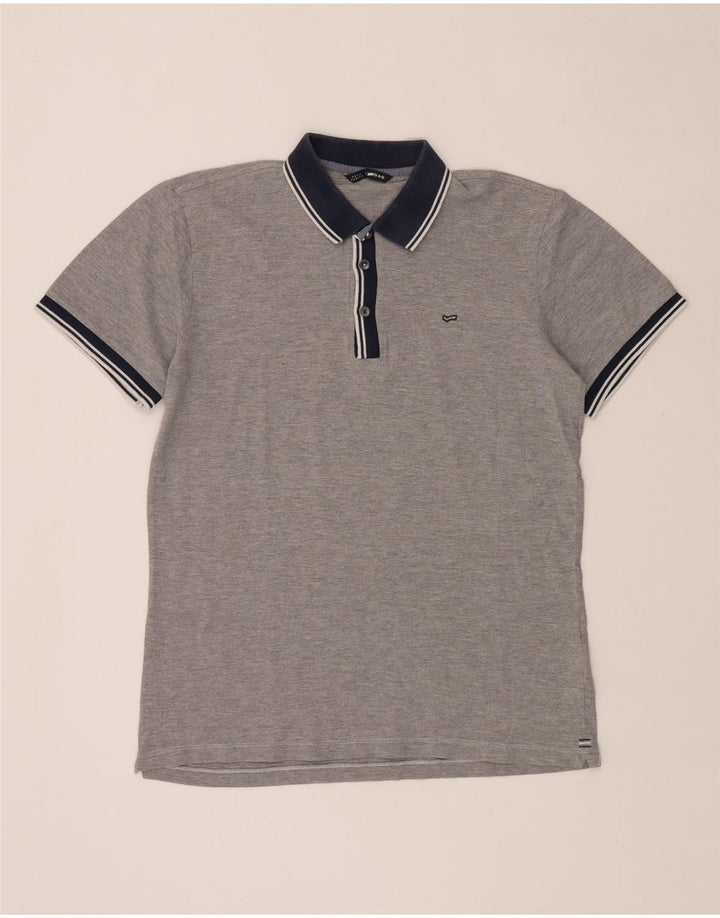 GAS Herren Poloshirt Mittelgrau