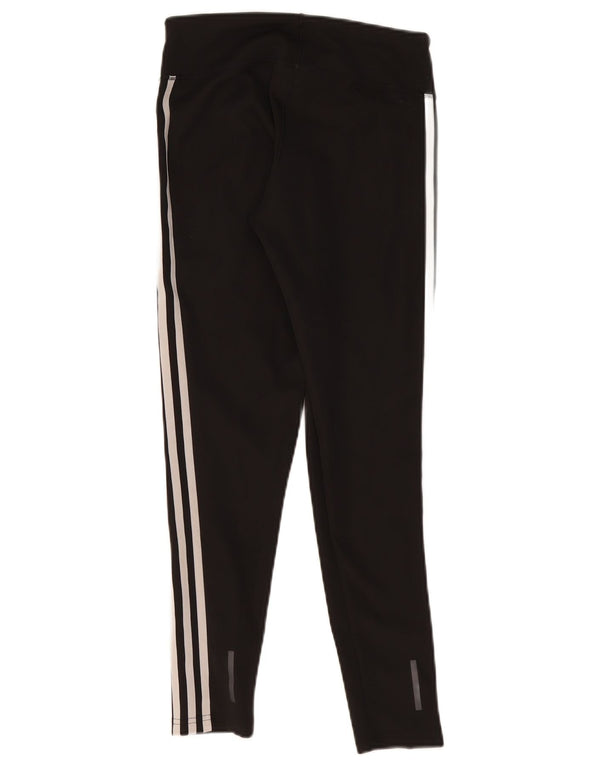 Adidas Damen Climalite Leggings UK 8/10 Small Schwarz Polyester