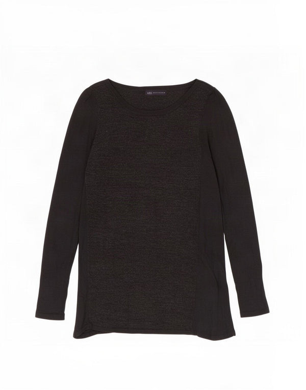 Marks & Spencer Damen-Pullover mit U-Boot-Ausschnitt, Gr. 8, Größe S, Grau, Acryl
