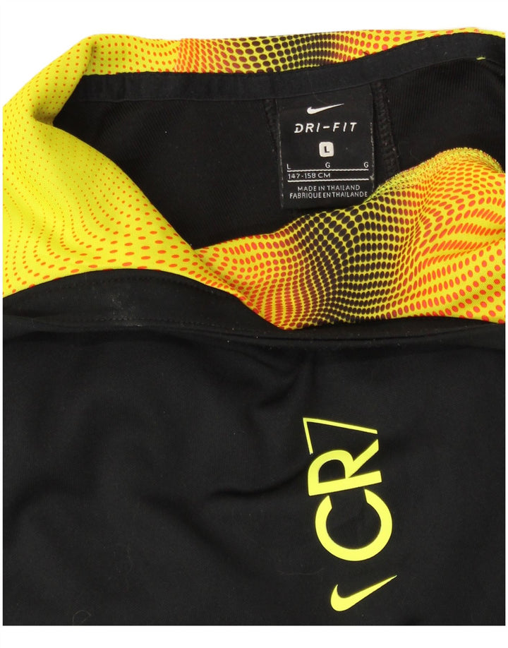 Nike Jungen Cristiano Ronaldo Kapuzenpullover, 12–13 Jahre, Größe L, Schwarz, Sport