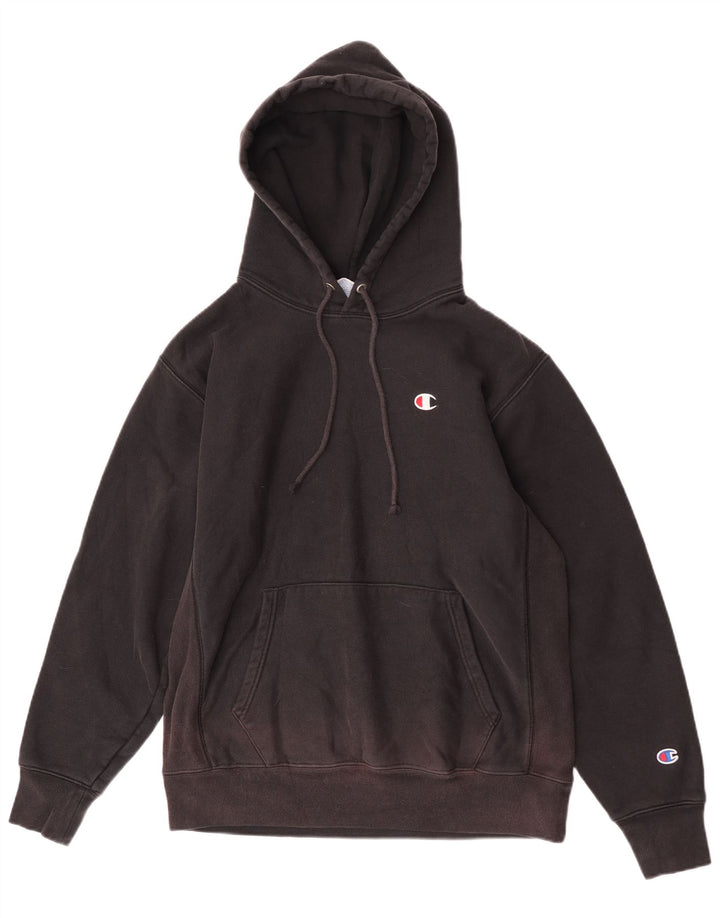 Champion Reverse Weave Kapuzenpullover für Herren, groß, aus schwarzer Baumwolle