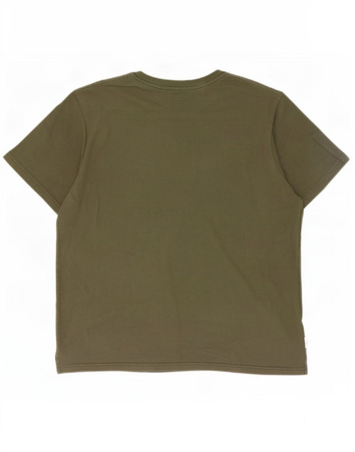 PEPE Jeans Herren-T-Shirt, normal, groß, Khaki, Baumwolle
