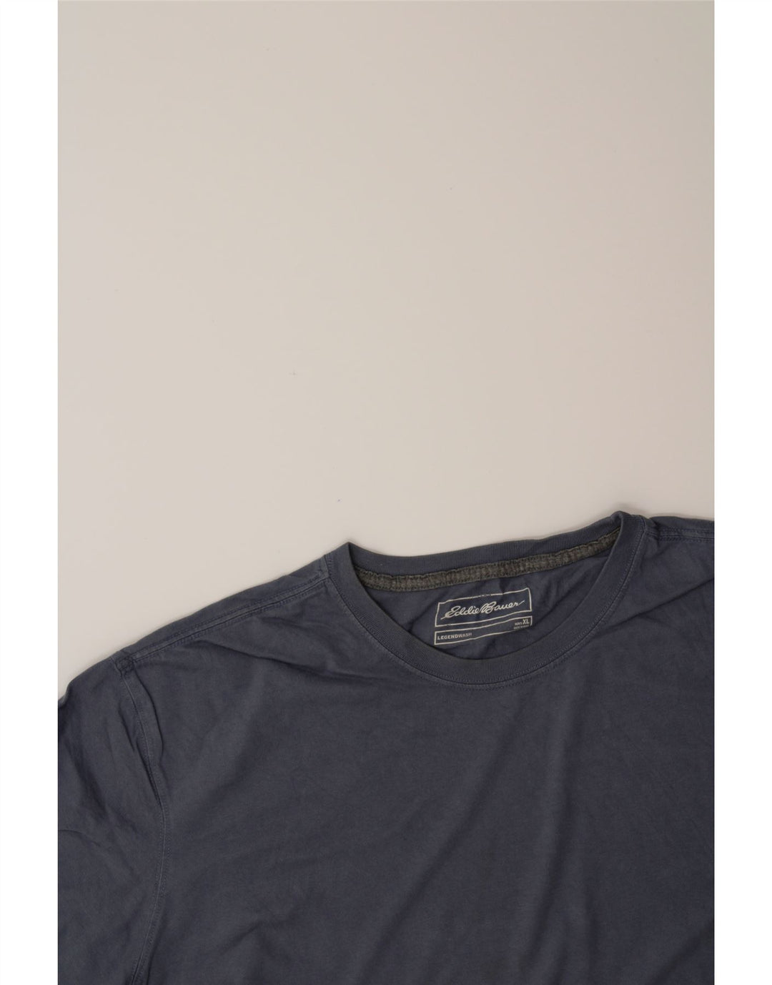 EDDIE BAUER Mens T-Shirt Top XL Blue Cotton Vintage Eddie Bauer and Second-Hand Eddie Bauer from Messina Hembry 