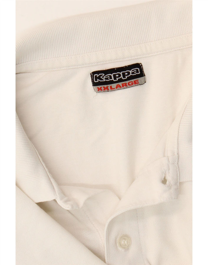 Kappa Herren Poloshirt 2XL Weiß