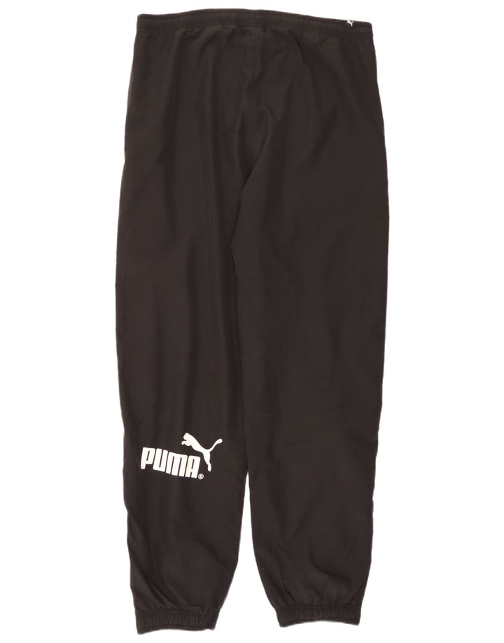 Puma Jungen-Trainingshose, Jogginghose, 15–16 Jahre, schwarzes Polyester