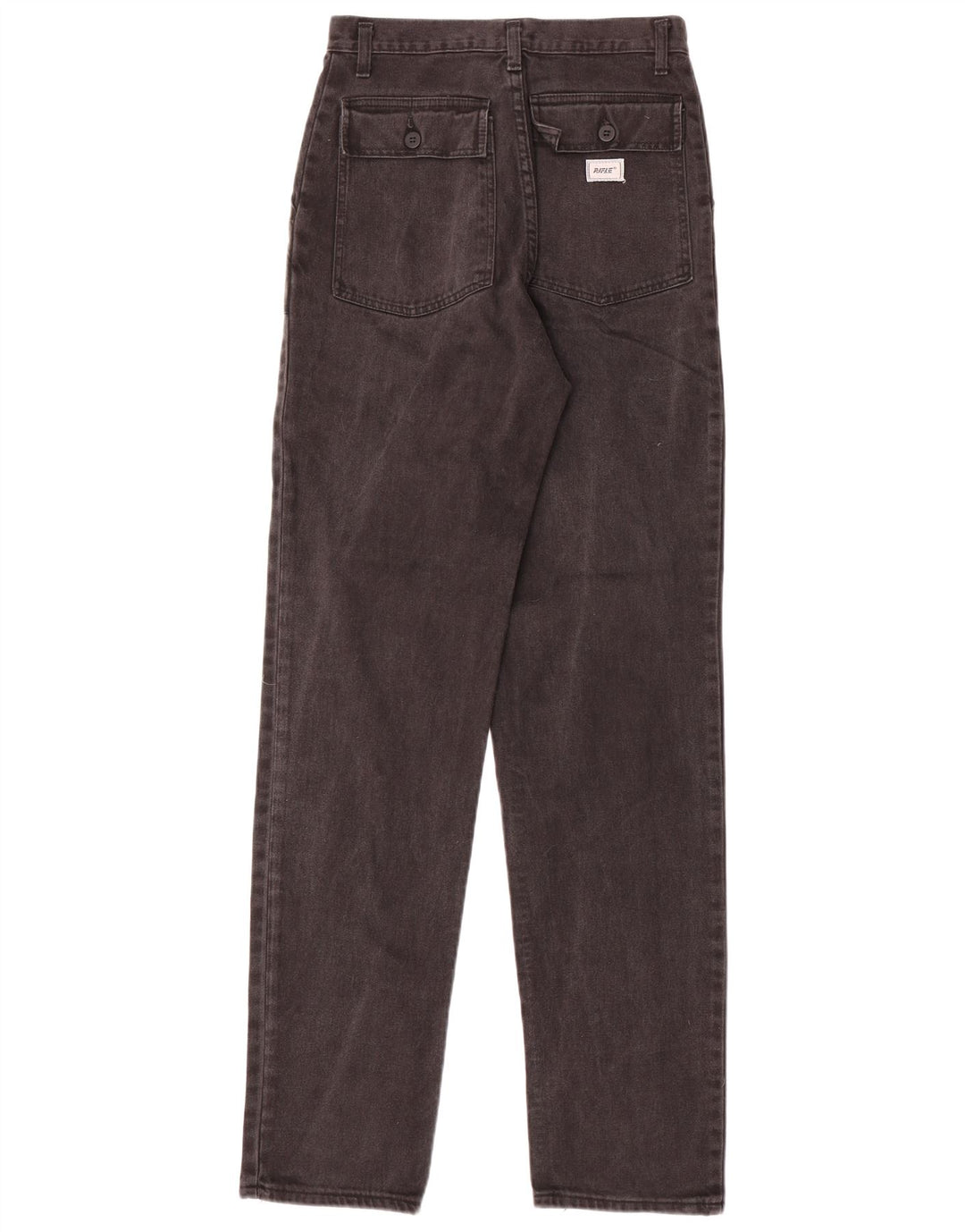 Rifle Herren Straight Jeans W30 L36 Schwarze Baumwolle
