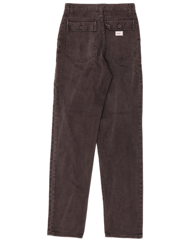 Rifle Herren Straight Jeans W30 L36 Schwarze Baumwolle