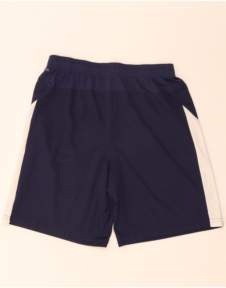 Puma Herren-Sportshorts, Größe S, Marineblau, Farbblock
