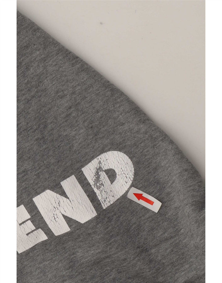 Marks & Spencer Damen Weekend Graphic Sweatshirt Pullover UK 14 Mittelgrau