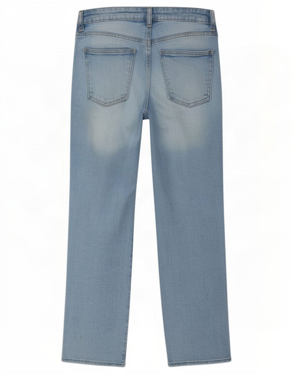 Zara Damen Straight Jeans EU 36 XS W26 L25 Blau