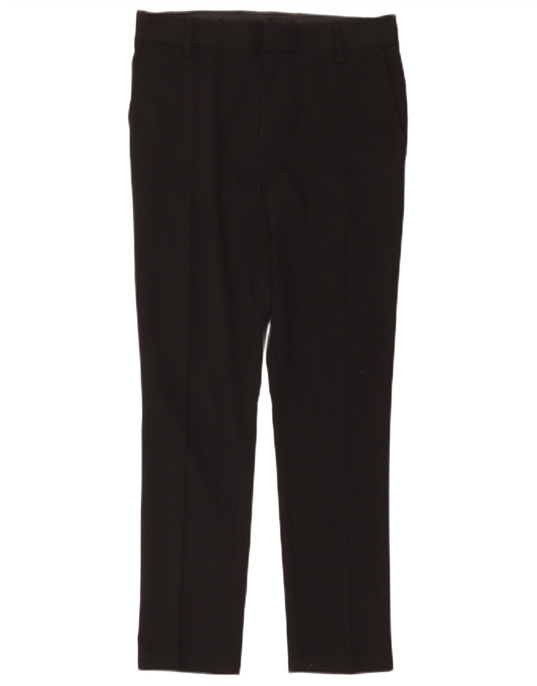 Marks & Spencer Slim-Anzughose für Jungen, 12–13 Jahre, W32, L27, schwarzes Polyester