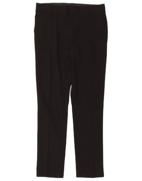 Marks & Spencer Slim-Anzughose für Jungen, 12–13 Jahre, W32, L27, schwarzes Polyester