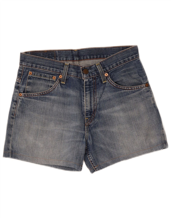 LEVI'S Damen 507 Jeansshorts W28 Mittelblau