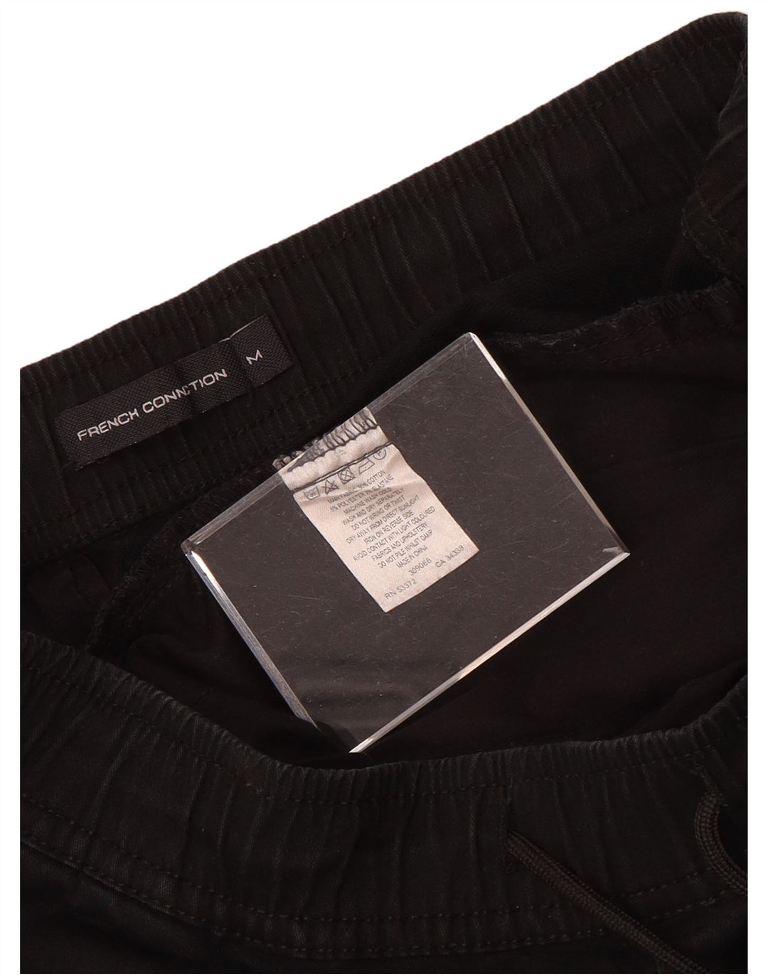 French Connection Herren-Trainingshose, Jogginghose, mittelschwarz, Baumwolle