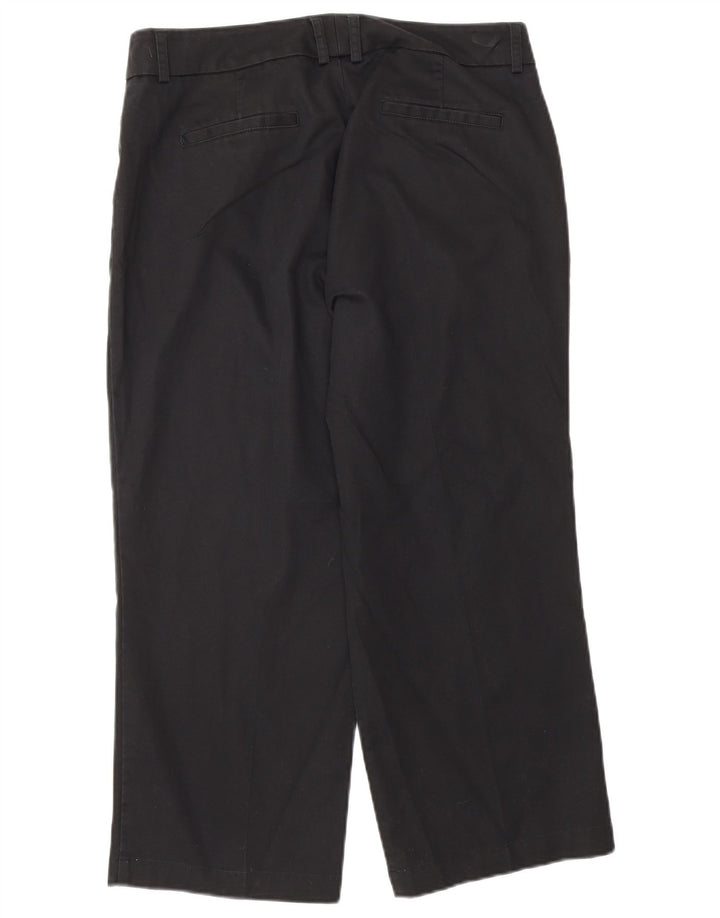 DOCKERS Damen-Caprihose mit idealer Passform, US 8, M, W30, L22, Schwarz
