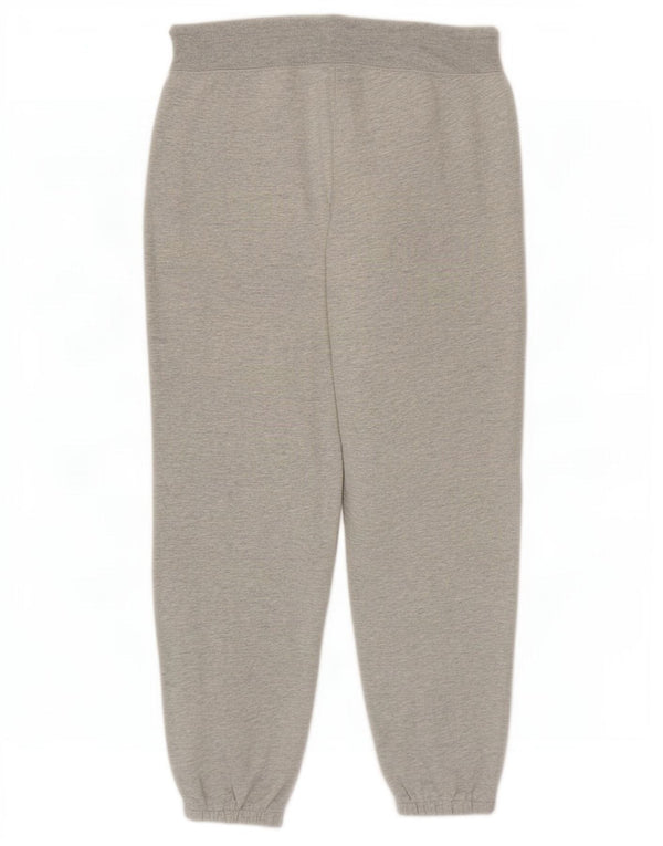 Gap Womens Graphic Crop Trainingshose Jogger UK 14 Mittelgraue Baumwolle