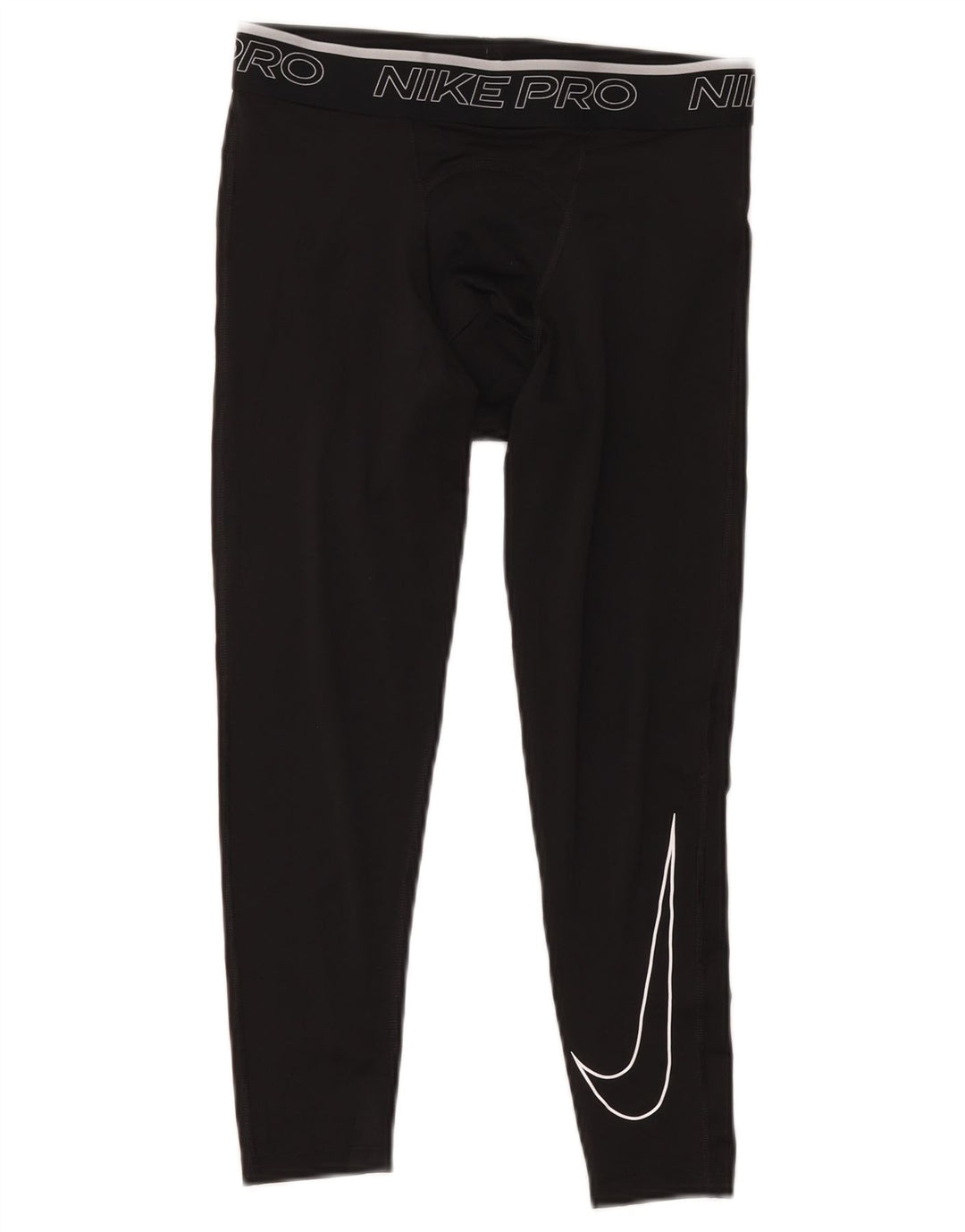 Nike Herren Dri Fit Graphic Capri Leggings Mittelschwarzes Polyester