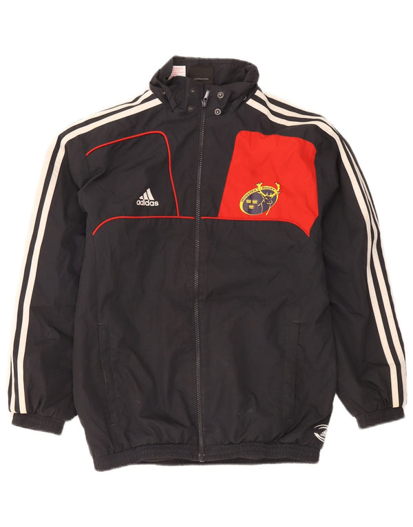 Adidas Munster Rugby-Trainingsanzug für Jungen, Schwarz, 11–12 Jahre
