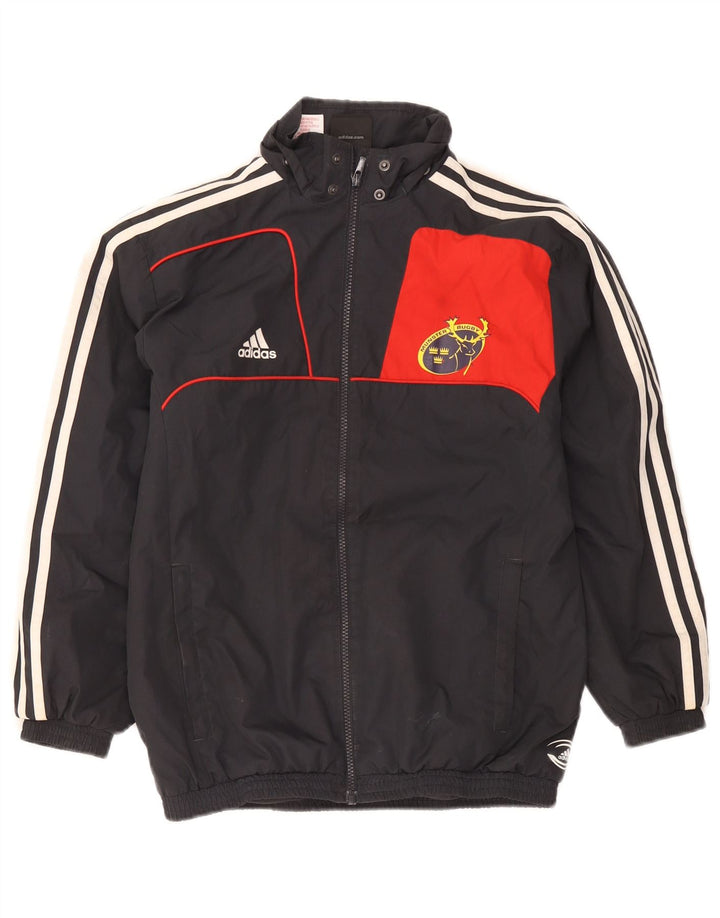 Adidas Munster Rugby-Trainingsanzug für Jungen, Schwarz, 11–12 Jahre