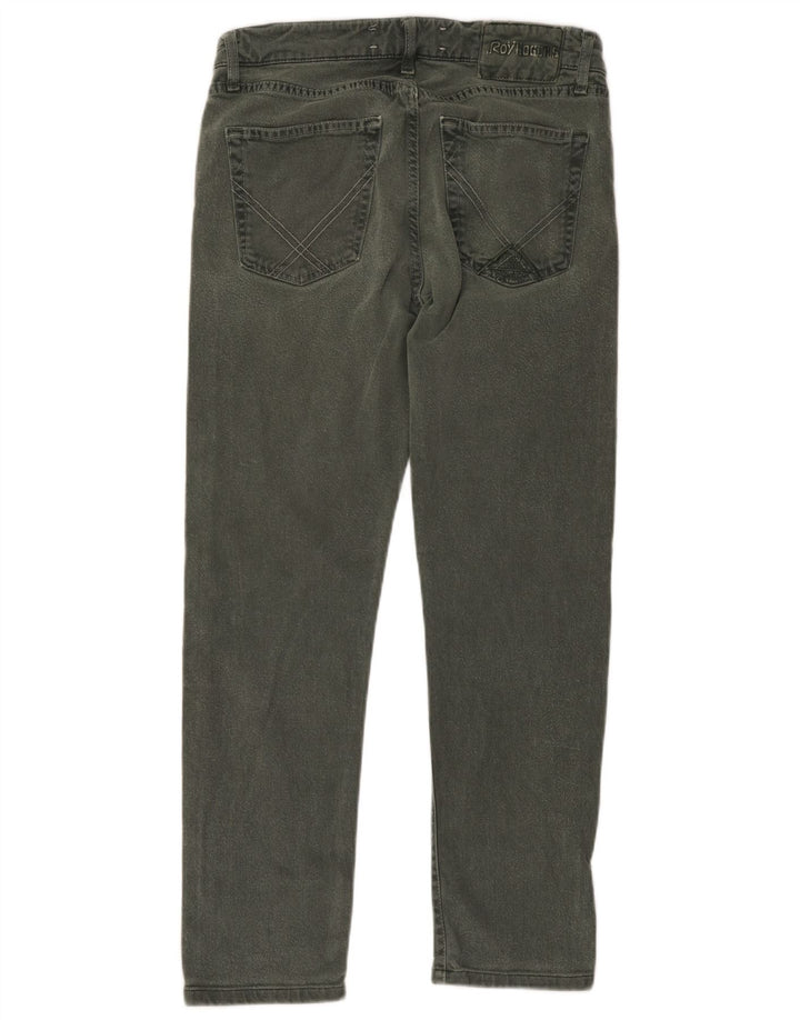 Roy Rogers Herren Straight Jeans W34 L28 Grünes Lyocell