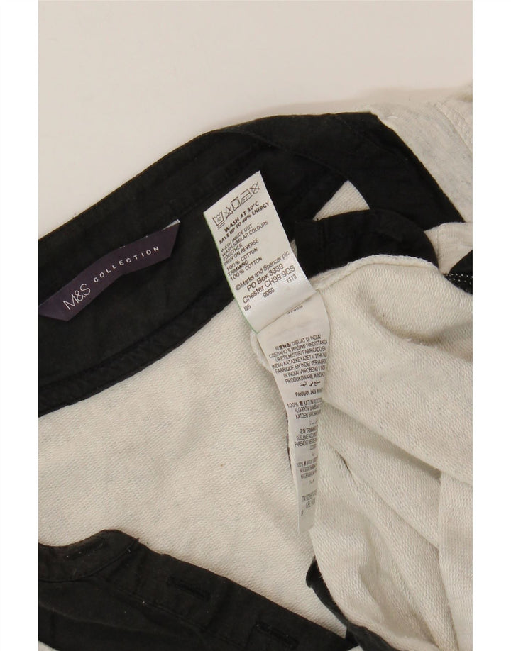 Marks & Spencer Damen-Sweatshirt-Pullover UK 16 Large Grauer Farbblock