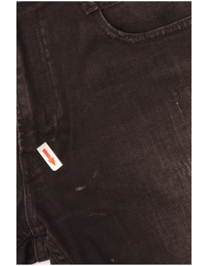 Replay Damen Distressed Slim Jeans W34 L32 Schwarz