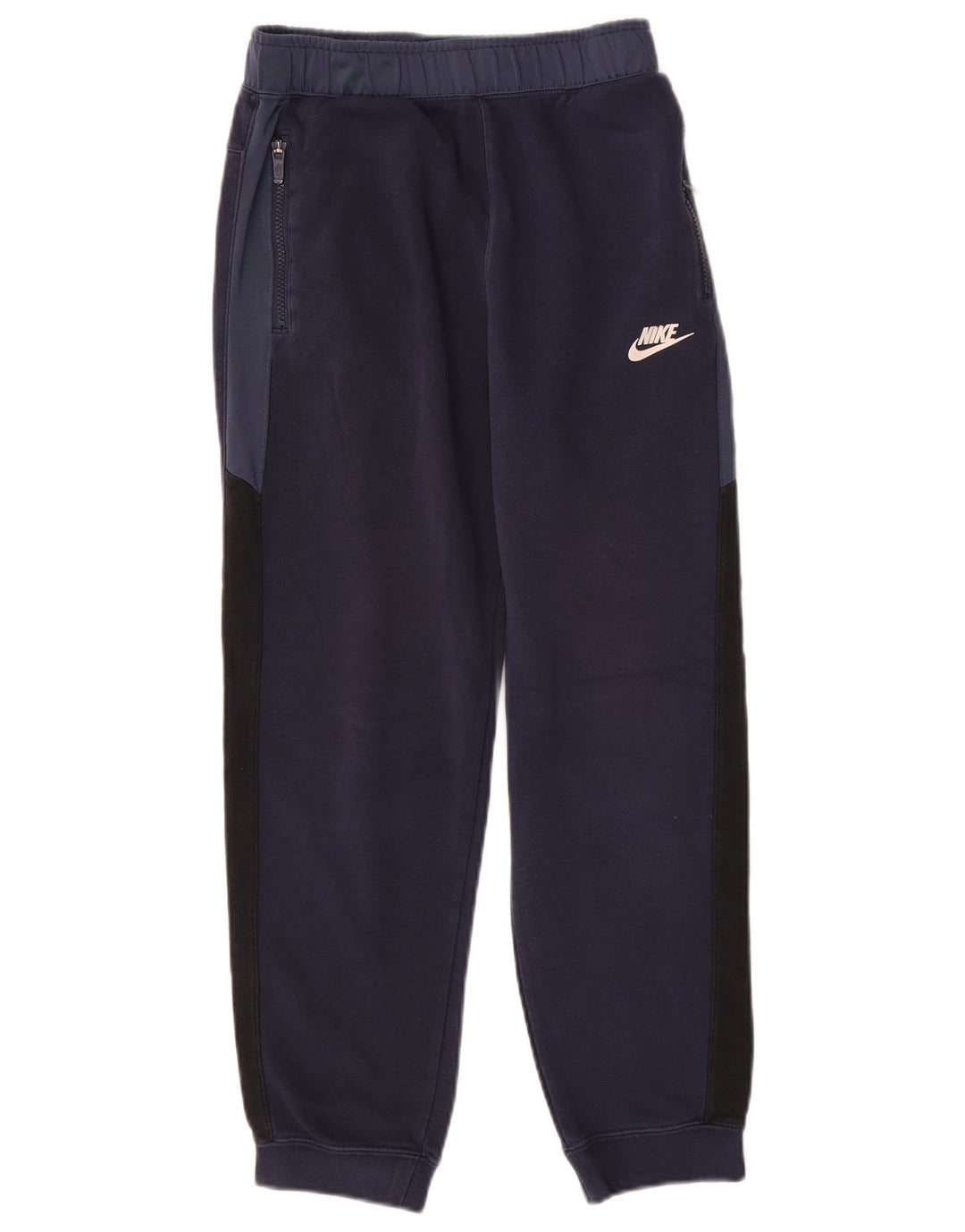 NIKE Jungen-Trainingshose, Jogginghose, 13–14 Jahre, XL, Marineblau, Farbblock