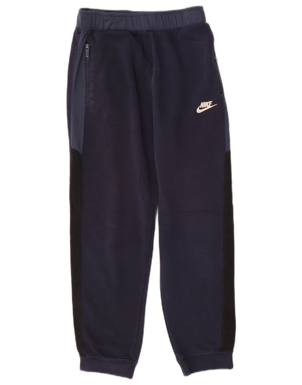 NIKE Jungen-Trainingshose, Jogginghose, 13–14 Jahre, XL, Marineblau, Farbblock
