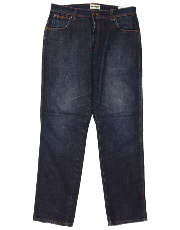 Wrangler Herren Texas Slim Jeans W32 L32 Blaue Baumwolle