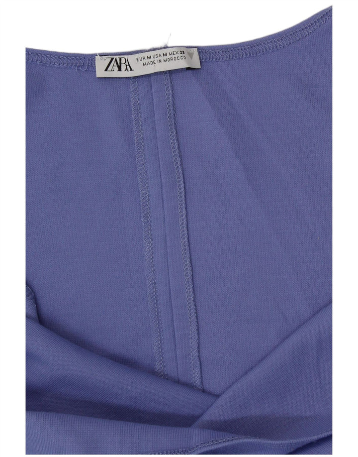 Ärmelloses, figurbetontes Damenkleid von Zara, UK 12, Mittelviolett, Polyester