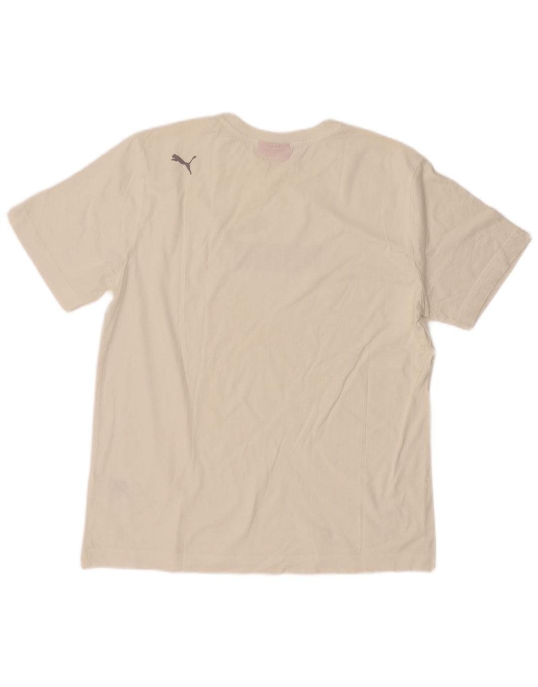 Puma Herren T-Shirt mit Grafik, Größe L, Weiß