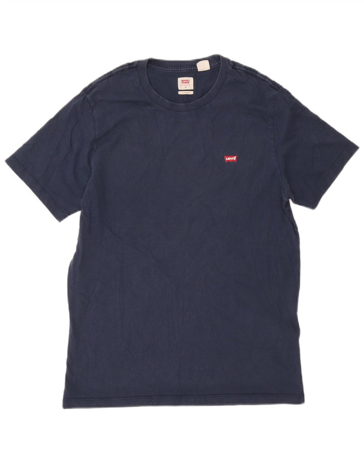 Levi's Herren Standard-T-Shirt-Oberteil aus Baumwolle in mittlerem Marineblau
