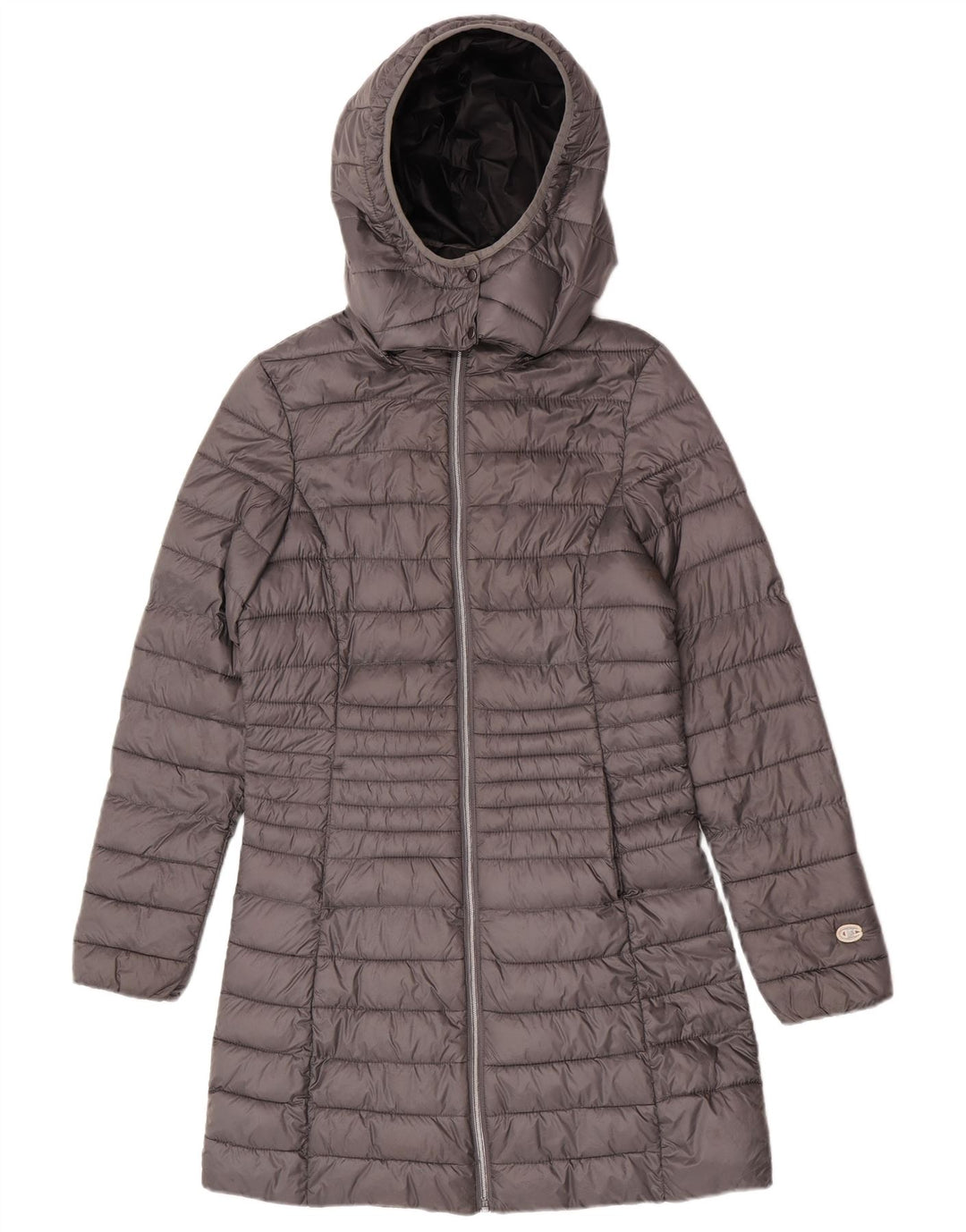 Champion Damen Wattierte Jacke IT 44 Mittelgrau