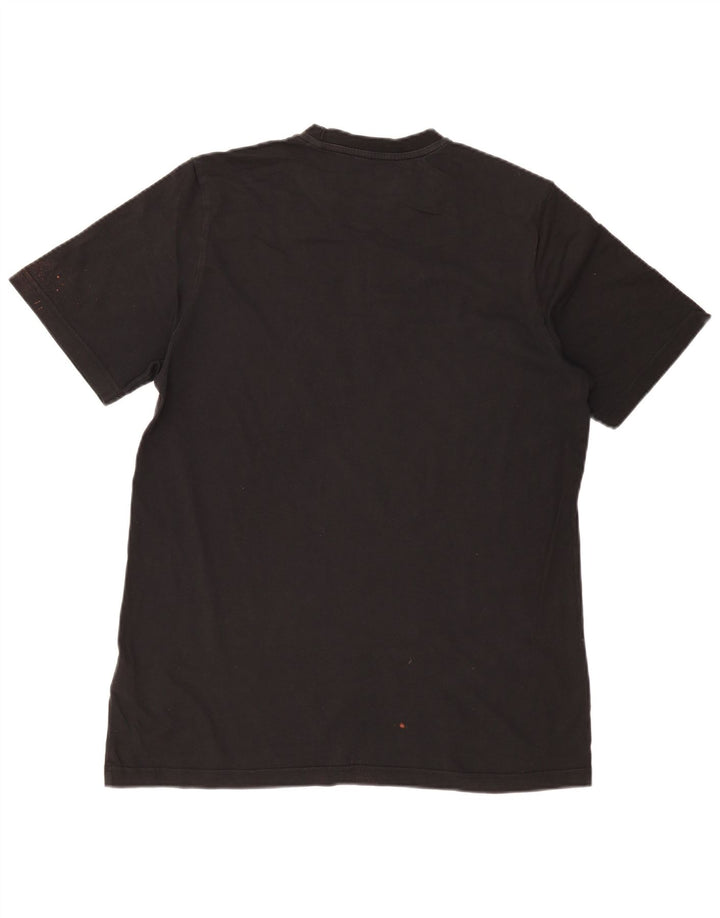 Adidas Herren Grafik T-Shirt Top Large Schwarz Baumwolle