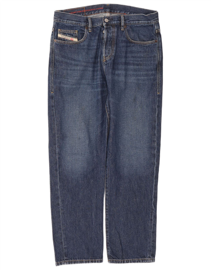 Diesel Herren Straight Jeans W32 L30 Blau