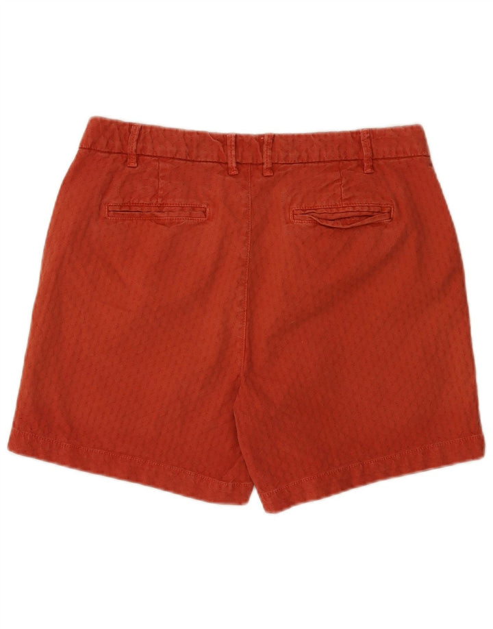 Fat Face Damen Chinoshorts UK 12 Medium W32 Rote Baumwolle