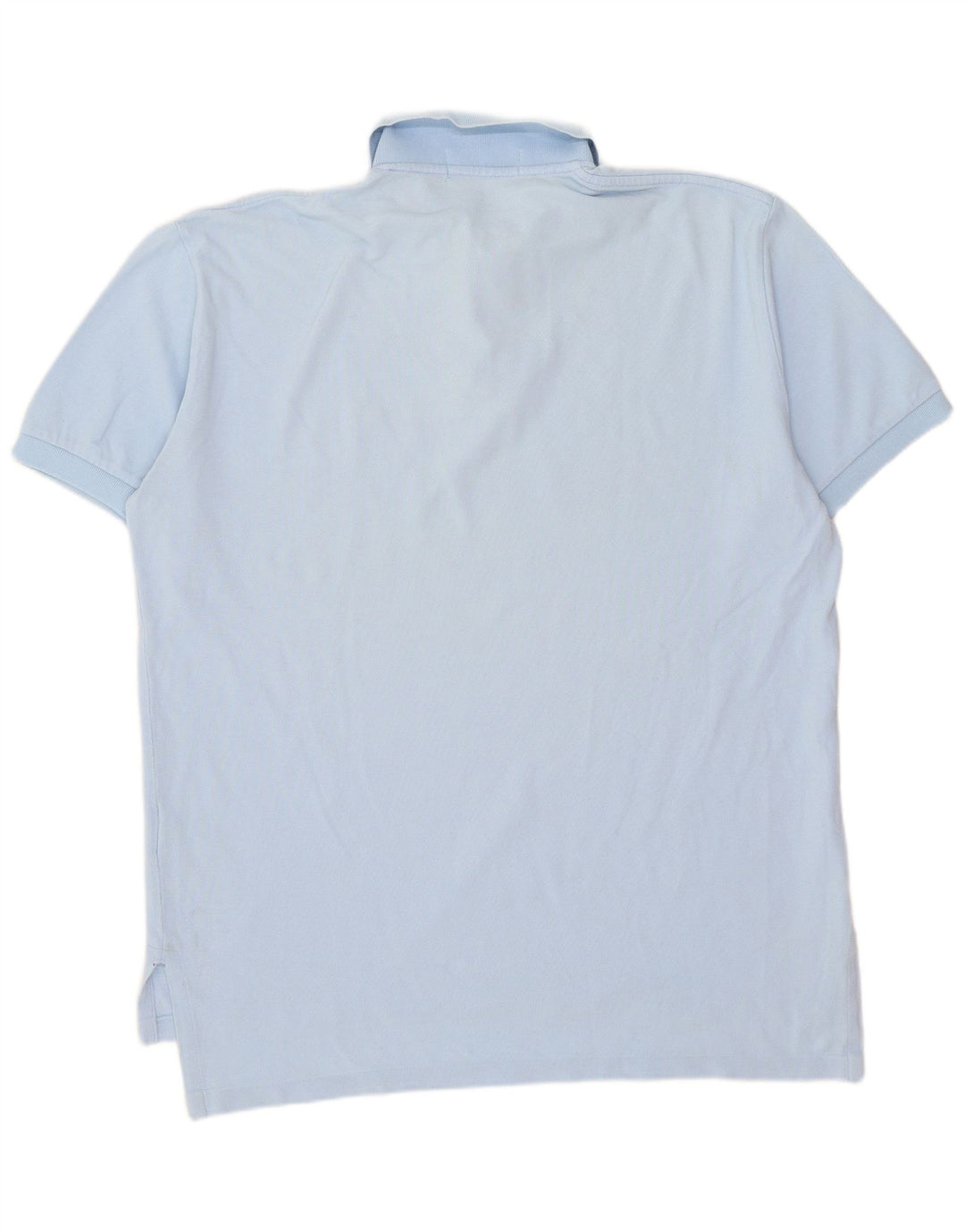 Polo Ralph Lauren Herren-Poloshirt aus mittelblauer Baumwolle