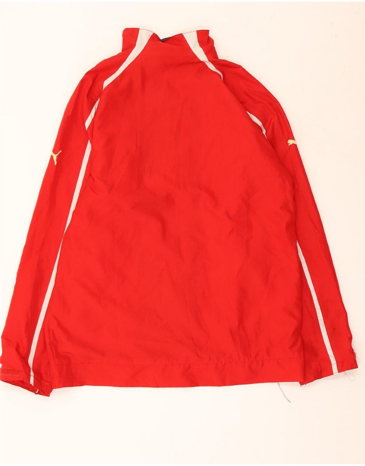 PUMA Herren-Trainingsanzug-Oberteil, Jacke, klein, rot, Farbblock-Polyester